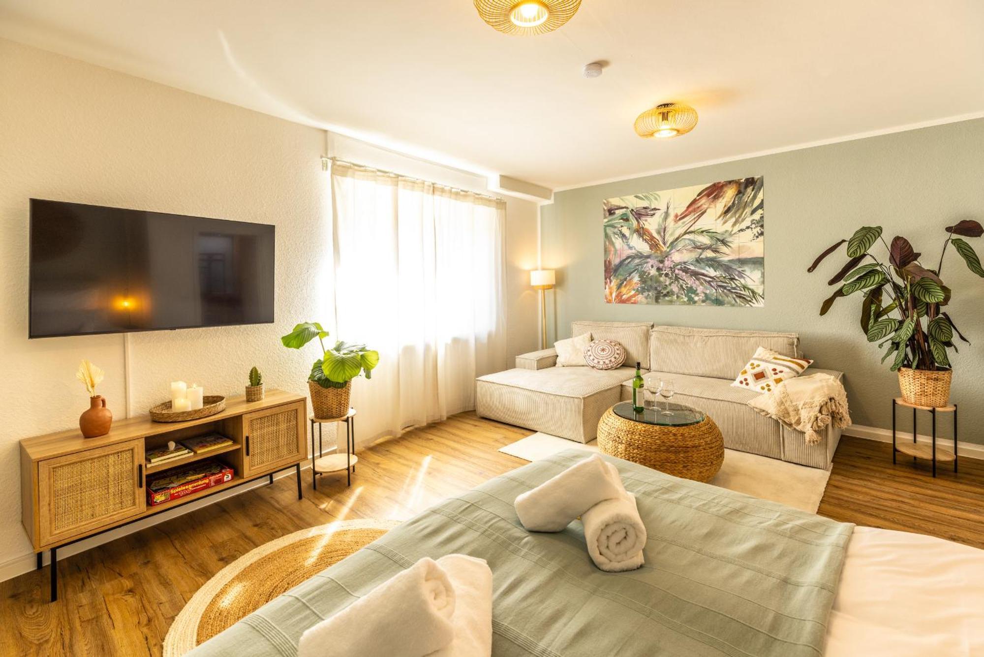 Apartamento Zentral Boxspringbetten Garage Rhein Bonn